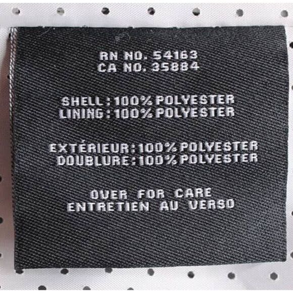 COLE HAAN Rain Jacket Solid Black Men's Size Small - Picture 13 of 13